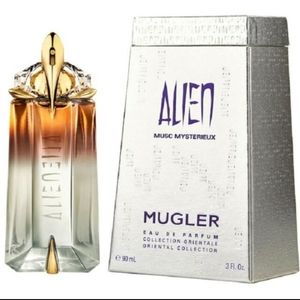 Thierry Mugler Alien Musc Mysterieux 90ml EMPTY BOTTLE,BOX AND COVER, NO PERFUME